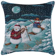 Χριστουγεννιάτικη Μαξιλαροθήκη (45x45) Silk Fashion Xmaspillow1