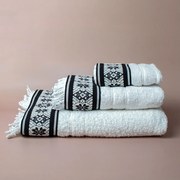 Πετσέτα Σώματος (80x150) White Fabric Jessie 600gsm
