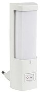 Φωτιστικό Νυκτός LED 1W Λευκό Διακόπτης 6253 Spotlight 6253 Λευκό