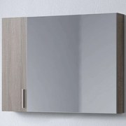 Καθρέπτης Μπάνιου Με Ντουλάπι Siena 3MSI090SD0W 87,5x14x65cm Dark Sonoma Μελαμίνη