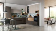 Intrahome  Σύνθεση  Έπιπλο  Κουζίνας  καφέ/εκρού καπλαμας 04-531121   με blum μεντεσεδες  και συρτάρια και συρτάρια 10  ΜΕΤΡΑ  ΤΡΕΧΟΝ 04-531121