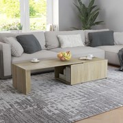 Τραπεζάκι Σαλονιού Sonoma Δρυς 150x50x35 εκ. από Επεξ. Ξύλο 801340