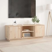 Έπιπλο Τηλεόρασης 110 x 35 x 40,5 εκ. από Μασίφ Ξύλο Πεύκου 814474