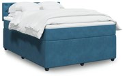 ΚΡΕΒΑΤΙ BOXSPRING ΜΕ ΣΤΡΩΜΑ ΜΠΛΕ 140X200 ΕΚ. ΒΕΛΟΥΔΙΝΟ 3290074