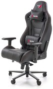 ΚΑΡΕΚΛΑ ΓΡΑΦΕΙΟΥ / GAMER CHARLIE ΜΑΥΡΗ 74-77x70x129-135cm