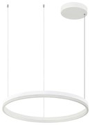 Φωτιστικό Οροφής Κύκλος 20261 Led 3000K 42W Φ60cm White Matt Αλουμίνιο,Ακρυλικό