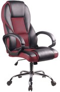 Καρέκλα Γραφείου 093-16-079 61x70x111/120cm Black-Bordo