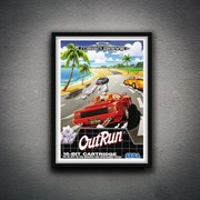 Πόστερ &amp; Κάδρο Sega OutRun GM127 21x30cm Εκτύπωση Πόστερ (χωρίς κάδρο)