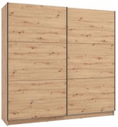 Ντουλάπα Sierra 220 Artisan Oak 217x62.5x210 εκ. 217x62.5x210 εκ.