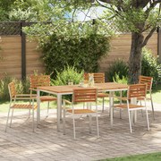 vidaXL Σετ Τραπεζαρίας Κήπου 7 pcs