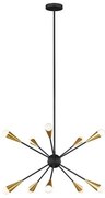 Πολυέλαιος Κρεμαστό Φωτιστικό LED 10xG9 3W IP20 3000K Jax Elstead Lighting FE-JAX10-MB Μαύρο