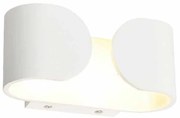 Απλίκα Τοίχου LED Aca Nephele L350494 White Matt