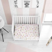 Σεντόνι Βρεφικό Σετ 3Τμχ Elephant 172 Pink DimCol Κούνιας 120x160cm 100% Cotton
