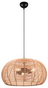 Φωτιστικό Οροφής Inga 312200336 Φ50x150cm 3xE27 40W Natural-Black Trio Lighting