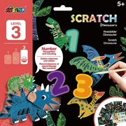 Avenir Ζωγραφική Scratch 5+ Ετών Level 3 Dinosaurs - Δεινόσαυροι 60763