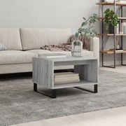 vidaXL Τραπεζάκι Σαλονιού Γκρι Sonoma 60x50x40 εκ. από Επεξεργ. Ξύλο