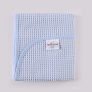 Κουβέρτα Πικέ Αγκαλιάς (80x90) Rythmos Sweety Blue
