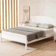 Κρεβάτι Ruzgar Modern Country (Για Στρώμα 120x200cm) 524ADS1513 120x200x98cm White Ημίδιπλο