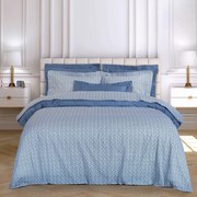 Παπλωματοθήκη 2372 (Σετ 3τμχ) Royal Blue Greenwich Polo Club Υπέρδιπλo 220x240cm 100% Βαμβάκι