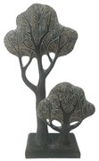 FORET 1 DECO ΔΕΝΤΡΟ POLYRESIN ΚΑΦΕ ΜΠΕΖ 26,5x8,8xH43,5cm - 022735