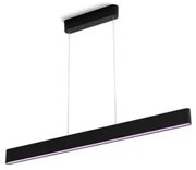Έξυπνο Γραμμικό Κρεμαστό Φωτιστικό 2xLed 79W RGBW Hue Ensis Philips Hue-929003052501-Μαύρο 929003052501