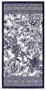 Πετσέτα Θαλάσσης Capodimonte Blue Bassetti Θαλάσσης 90x180cm 100% Βαμβάκι