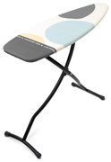 Τραπέζι σιδερώματος Brabantia D 1003386, 135x45 cm, 7 θέσεις ρύθμισης, Ζώνη σιδερώματος ανθεκτική στη θερμότητα, Λευκό/γκρι
