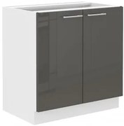 Επιδαπέδιο ντουλάπι νεροχύτη Lyona 80 ZL 2F BB-Gkri