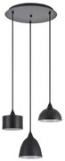 Κρεμαστό Φωτιστικό Οροφής Μαύρο ADEPT FLEX 77-8955 Homelighting-77-8955-Μαύρο 77-8955