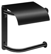 Χαρτοθήκη Διπλή με καπάκι Black Matt Sanco Toilet Roll Holders Pro 0816-M116