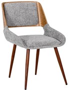 Καρέκλα Τραπεζαρίας FL1869 Fylliana Γκρί 51x60x79εκ. 51x60x79 εκ.