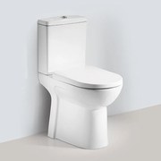 Serel Senior 674500SC Πορσελάνινη Λεκάνη Χ.Π. 65x35,5cm με καζανάκι 3/6Lt και κάλυμμα βακελίτη SLIM Soft Close αποσπώμενο