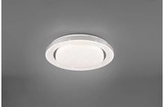 Πλαφονιέρα Φωτιστικό Οροφής LED 18W Dimmable 3CCT Εφέ Atria Trio Lighting R67041000 Λευκό