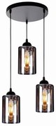 Κρεμαστό Φωτιστικό Οροφής Φιμέ SMOG 77-8202 Homelighting-77-8202-Φιμέ/Smoke 77-8202