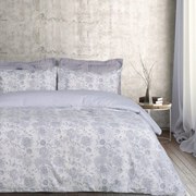 Παπλωματοθήκη Happy Flannel 9636 (Σετ 2τμχ) Grey-Ivory Das Home Μονό 160x240cm 100% Βαμβακερή Φανέλα
