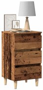 vidaXL κομοδίνο ντουλάπι παλιό ξύλο 40x35x69 cm κατασκευασμένο ξύλο