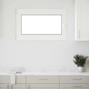 vidaXL Παράθυρο Υπογείου "RISOR" 100x70 εκ. Ανακλινόμενο &amp; Περιστρεφόμενο DIN Αριστερό Ανθρακί