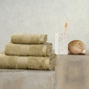 Πετσέτες Μπάνιου (Σετ 3τμχ) Melinen Kenzo Olive 450gsm