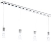Φωτιστικό Οροφής Led Pancento 94358 Clear Eglo Metal, Plastic