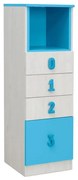 MATIS Συρταριέρα με 4 συρτάρια Numero 4f Μπλε Matis585519