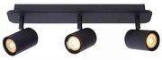 Φωτιστικό Οροφής Lucide 26958-15-30 LENNERT Μαύρο Ματ (Black Mat) 3000 K