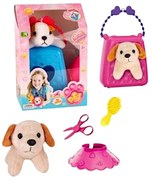 Λούτρινο Σκυλάκι με Αξεσουάρ & Τσάντα Μεταφοράς