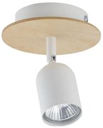 Σποτ Φωτιστικό Τοίχου-Οροφής με ξύλο TOP WOOD TK Lighting 3294 Λευκό