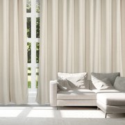 Κουρτίνα Μέτριας Σκίασης Με Τρουκς Polyester 140x270εκ. Curtain Line 2239 Εκρού Das Home