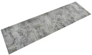 vidaXL Χαλί Κουζίνας Πλενόμενο Σχέδιο Τσιμέντο 45 x 150 εκ. Βελούδινο