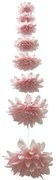 Τεχνητή Γιρλάντα Ντάλια 00-23861-20-4 Φ22x180cm Pink Marhome Ύφασμα,Πλαστικό
