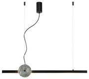 Κρεμαστό Φωτιστικό Οροφής LED 24W IP20 3000K Anais 4300900 Viokef-4300900-Μαύρο 4300900
