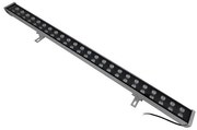 Wall Washer LED GENIUS 48W IP66 Μπλε 100cm Μαύρο 05112 Globostar-5112-Μαύρο 05112