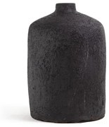 Κεραμικό Διακοσμητικό βάζο Siso Ban Black Spot Gray Medium (20x20x32) Soulworks 0630073