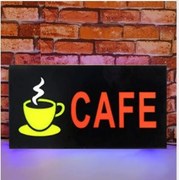 Φωτιζόμενη πινακίδα με led CAFE OEM